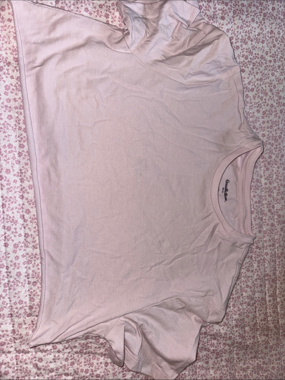 Goodfellow & Co. Women's Light Pink Crop Top